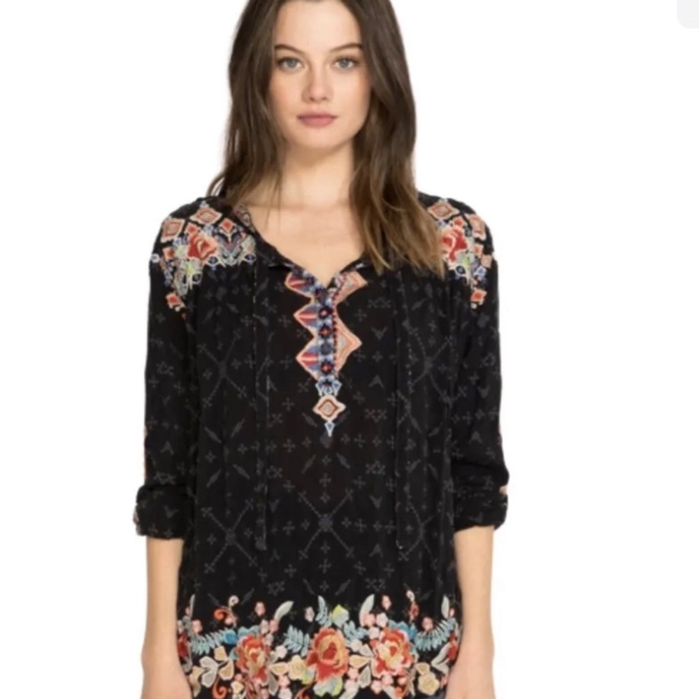 Johnny Was Gina Tunic Size Small